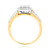 Photo of Reverent 1 1/6 ct tw. Princess Diamond Bridal Ring Set 14K Yellow Gold [BT634YE-C000]