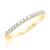 Photo of Reverent 1 1/6 ct tw. Princess Diamond Bridal Ring Set 14K Yellow Gold [BT634YL]