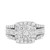 Photo of Louise 2 1/4 ct tw. Fancy Diamond Bridal Ring Set 14K White Gold [BT635WE-C000]