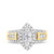 Photo of Helena 1 1/6 ct tw. Fancy Diamond Bridal Ring Set 14K Yellow Gold [BT636YE-C000]