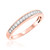 Photo of Melanie 7/8 ct tw. Fancy Diamond Bridal Ring Set 14K Rose Gold [BT639RL]