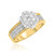 Photo of Madeline 3/4 ct tw. Fancy Diamond Bridal Ring Set 10K Yellow Gold [BT640YE-C000]