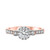 Photo of Ella 3/4 ct tw. Round Solitaire Diamond Engagement Ring 10K Rose Gold [BT685RE-R023]