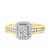 Photo of Journee 2/3 ct tw. Fancy Diamond Bridal Ring Set 10K Yellow Gold [BT642YE-C000]