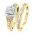 Photo of Selena 1/2 ct tw. Fancy Diamond Bridal Ring Set 10K Yellow Gold [BR643Y-C000]