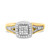 Photo of Selena 1/2 ct tw. Fancy Diamond Bridal Ring Set 10K Yellow Gold [BT643YE-C000]