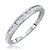 Photo of Darla 1 1/5 ct tw. Heart Diamond Matching Trio Ring Set 10K White Gold [BT563WL]