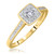 Photo of Bridgette 1/2 ct tw. Cushion Diamond Matching Trio Ring Set 10K Yellow Gold [BT572YE-C000]