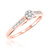 Photo of Culverette 1/2 ct tw. Round Diamond Matching Trio Ring Set 10K Rose Gold [BT584RE-C000]