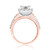 Photo of Felicity 4 3/8 ct tw. Princess Diamond Matching Trio Ring Set 10K Rose Gold [BT588RE-C000]