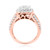 Photo of Louise 3 ct tw. Fancy Diamond Matching Trio Ring Set 14K Rose Gold [BT635RE-C000]