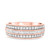 Photo of Louise 3 ct tw. Fancy Diamond Matching Trio Ring Set 14K Rose Gold [BT635RM]