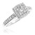 Photo of Classic Carole 1/2 ct tw. Princess Diamond Engagement Ring 10K White Gold [BT803WE-C000]