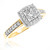 Photo of Classic Carole 1/2 ct tw. Princess Diamond Engagement Ring 10K Yellow Gold [BT803YE-C000]