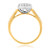 Photo of Classic Carole 1/2 ct tw. Princess Diamond Engagement Ring 10K Yellow Gold [BT803YE-C000]