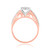 Photo of Marlow 1/2 ct tw. Round Diamond Engagement Ring 10K Rose Gold [BT809RE-C000]