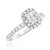 Photo of Cammi 2/3 ct tw. Fancy Diamond Engagement Ring 14K White Gold [BT816WE-C000]