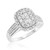 Photo of Canyon 1 ct tw. Fancy Diamond Engagement Ring 10K White Gold [BT837WE-C000]