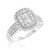 Photo of Canyon 1 ct tw. Fancy Diamond Engagement Ring 14K White Gold [BT837WE-C000]