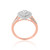 Photo of Camille 3/8 ct tw. Pear Diamond Engagement Ring 10K Rose Gold [BT850RE-C000]