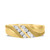 Photo of Kelsi 7/8 ct tw. Round Diamond Matching Trio Ring Set 10K Yellow Gold [BT692YM]
