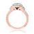 Photo of Alejo 2/3 ct tw. Fancy Diamond Engagement Ring 14K Rose Gold [BT856RE-C000]