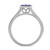 Photo of Manuka 1/4 Carat T.W. Sapphire and diamond Engagement Ring 10K White Gold [BT867WE-C000]