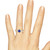 Photo of Clema 1 1/6 Carat T.W. Sapphire and diamond Engagement Ring 10K Yellow Gold [BT868YE-C000]