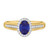 Photo of Chrisoula 1 1/5 CT. T.W. Sapphire and diamond Engagement Ring 10K Yellow Gold [BT869YE-C000]