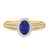 Photo of Chrisoula 1 1/5 CT. T.W. Sapphire and diamond Engagement Ring 14K Yellow Gold [BT869YE-C000]