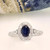 Photo of Bluesette 1 1/6 ct tw. Oval Solitaire Engagement Ring 10K White Gold [BT872WE-C000]