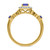 Photo of Garland 7/8 CT. T.W. Sapphire and diamond Engagement Ring 10K Yellow Gold [BT879YE-C000]