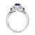 Photo of Lone 1 7/8 Carat T.W. Sapphire and diamond Engagement Ring 10K White Gold [BT894WE-C000]