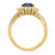 Photo of Liana 1 1/2 Carat T.W. Sapphire and diamond Engagement Ring 10K Yellow Gold [BT898YE-C000]
