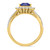 Photo of Liana 1 1/2 CT. T.W. Sapphire and diamond Engagement Ring 14K Yellow Gold [BT898YE-C000]