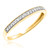 Photo of Classic Carole 5/8 ct tw. Princess Diamond Bridal Ring Set 10K Yellow Gold [BT803YL]