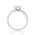 Photo of Micah 1/5 ct tw. Princess Diamond Engagement Ring 10K White Gold [BT914WE-C000]