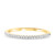 Photo of Amina 1 1/1Princess Diamond Bridal Ring Set 10K Yellow Gold [BT806YL]