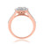 Photo of Emer 3/4 ct tw. Cushion Diamond Engagement Ring 10K Rose Gold [BT916RE-C000]