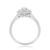Photo of Bunmi 3/8 ct tw. Cushion Solitaire Diamond Engagement Ring 10K White Gold [BT919WE-C000]