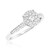 Photo of Glamour 1/2 ct tw. Round Diamond Bridal Ring Set 10K White Gold [BT810WE-C000]