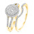 Photo of Paramount 5/8 ct tw. Round Diamond Bridal Ring Set 10K Yellow Gold [BR811Y-C000]