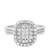 Photo of Splendor 1 1/1Fancy Diamond Bridal Ring Set 10K White Gold [BT813WE-C000]