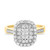 Photo of Splendor 1 1/1Fancy Diamond Bridal Ring Set 10K Yellow Gold [BT813YE-C000]