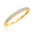 Photo of Camille 1/2 ct tw. Pear Diamond Bridal Ring Set 10K Yellow Gold [BT850YL]