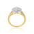 Photo of Camille 1/2 ct tw. Pear Diamond Bridal Ring Set 14K Yellow Gold [BT850YE-C000]