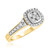 Photo of Alejo 3/4 ct tw. Fancy Diamond Bridal Ring Set 14K Yellow Gold [BT856YE-C000]