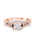 Photo of Lyra 1/2 ct tw. Fancy Diamond Bridal Ring Set 10K Rose Gold [BT863RE-C000]