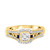 Photo of Lyra 1/2 ct tw. Fancy Diamond Bridal Ring Set 14K Yellow Gold [BT863YE-C000]