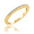 Photo of Lyra 1/2 ct tw. Fancy Diamond Bridal Ring Set 14K Yellow Gold [BT863YL]